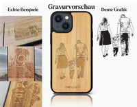 Thumbnail for INDIVIDUELL iPhone 14 Bambus-Kunststoff